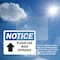 Signmission Please Use Main Entrance Up Arrow Sign, Vinyl Decal, 7in W x 5in L, 2PK OS-2PACK-NS-D-57-L-17617 - alternate 3